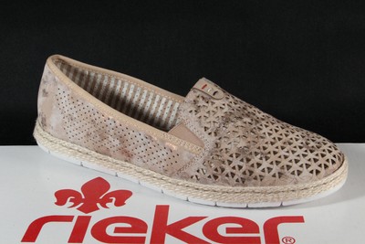 Rieker Women Slipper Ballerina Half Shoes Pumps Rose M2675 NEW!