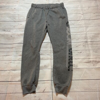 Ecko Unltd Jogger Sweatpants Gray Fleece Logo Elastic Waist Pockets Men's Medium
