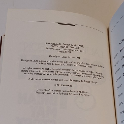 QUEEN & I The Brian May Story - Laura Jackson Hardback Book 1994 - Picture 7 of 9