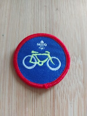 UK Scouting Scout Aktivität Abzeichen Radfahrer ALTES LOGO