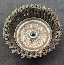 PFERD 82546 Single Row Power Knot Cup Wire Brush with Internal Nut and Standard