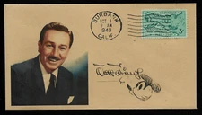 Walt Disney collector's envelope w original period stamp 66 years old! *OP662