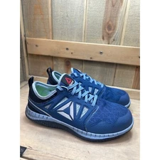 9.5M Womens Reebok Work Womens Zprint Work Shoe - RB254 Blue Steel Toe
