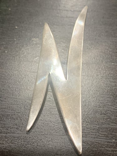 Vintage Sharon Sandoval & Sterling Pin Pendant Signed