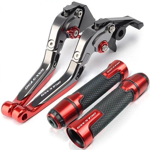 Brake Clutch Levers Handbar End Grips Motorcycle For SUZUKI GSX-S750 2011-2018 - Imagen 17 de 19
