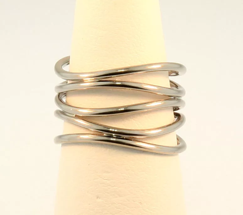 Elsa peretti wave five row ring store