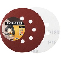 Schleifpapier 125Mm Klett P180 Schleifscheibe SchleifbläTter Schmirgelpapier