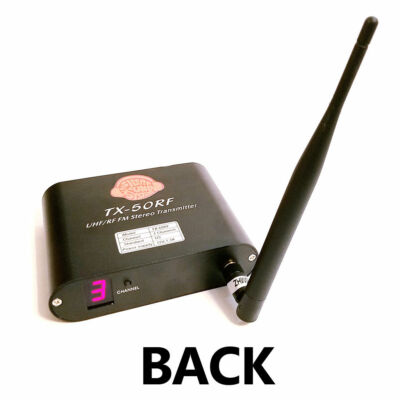TX-50RF サイレントディスコ3チャンネルトランスミッター② Best Silent Disco Sound System 3 Channel Wired Transmitter TX-50RF