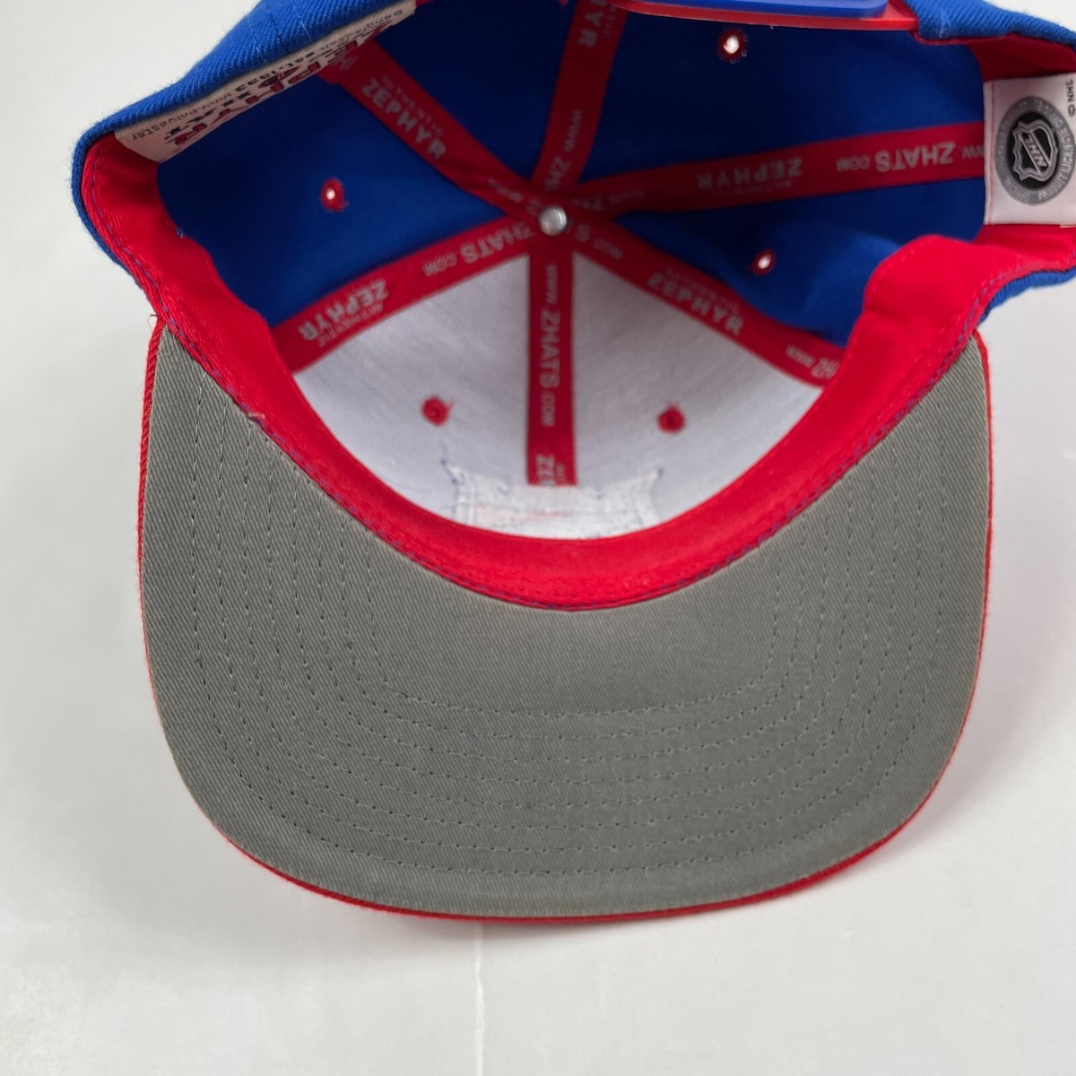Casquette à visière courbée bleue NHL New York Rangers 47 Brand