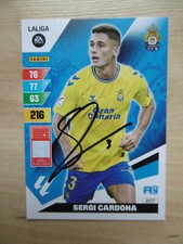 Sergi Cardona Autogramm signed TC Topps La Liga "UD Las Palmas 23/24"