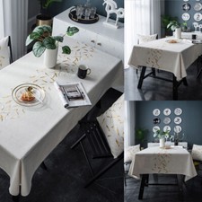 Rectangle Tablecloth Home Decor Dining Room Tea Table Cloth Cover Party Decor