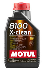 Motul 109227 8100 X-clean 5W40 für ABARTH ALFA ROMEO ALPINA AUDI