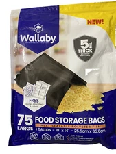 75 Large Wallaby 5 ML heat sealable Bags 80 -400CC Oxygen absorbers 80 stickers