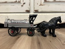 Texaco Diecast Horse and Tanker ERTL Limited Edition Metal Coin Bank.