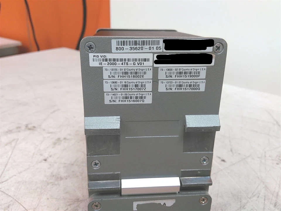 Failed Authentication Cisco IE-2000-4TS-G Industrial Network Switch No PSU AS-IS - Image 4 of 4