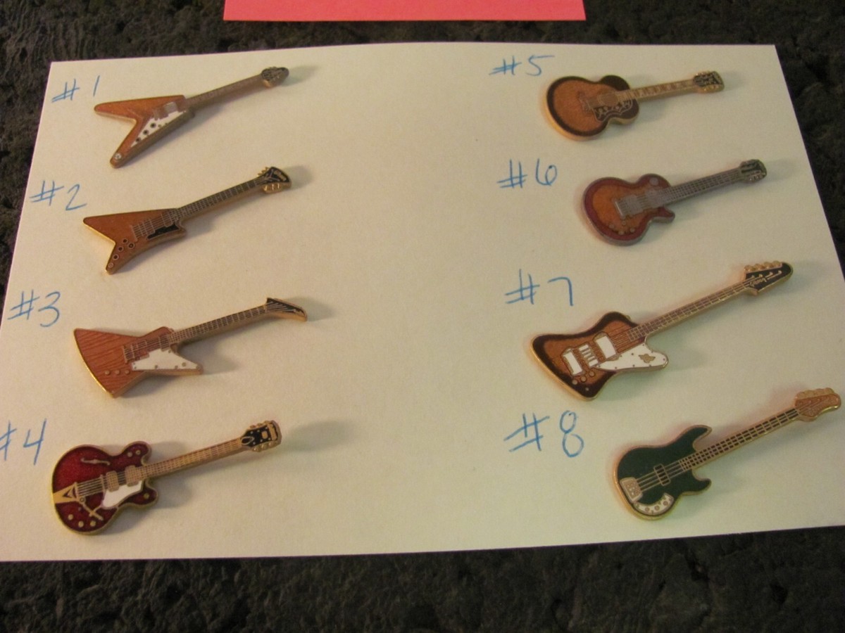 Vintage Gibson Acoustic and Electric Guitar Pins | eBay