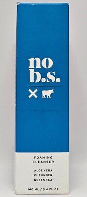 no b.s Foaming Facial Face Cleanser Aloe Vera Cucumber Green Tea 5.4FL. oz