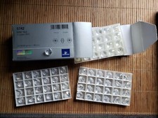 Genuine Swarovski Crystal Heart Beads LOT Pack 96pc Clear 14mm Side Drilled 5742