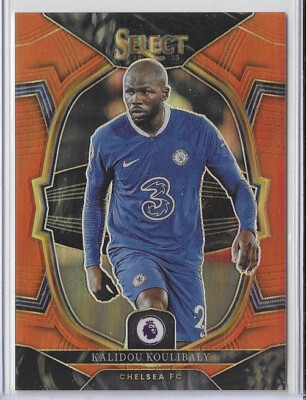 2022-23 Panini Select Soccer EPL - Kalidou Koulibaly - Terrace - Orange /99