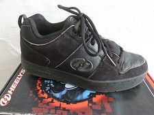 Heelys Scarpe Stringate Sneaker Nero Pelle Con Rotoli