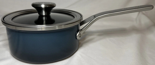1.4 Quart Merten & Storck Saucepan + Lid Steel Core Enameled Aegean Teal Germany - 第 1/9 張圖片