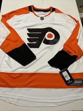 Fanatics Philadelphia Flyers  Hockey White Orange Black Breakaway Jersey XL New