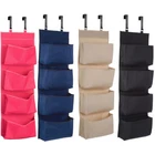 4 TIER OVER THE DOOR HANGING HOOKS ORGANISER STORAGE POCKETS WARDROBE UNIT SHOES