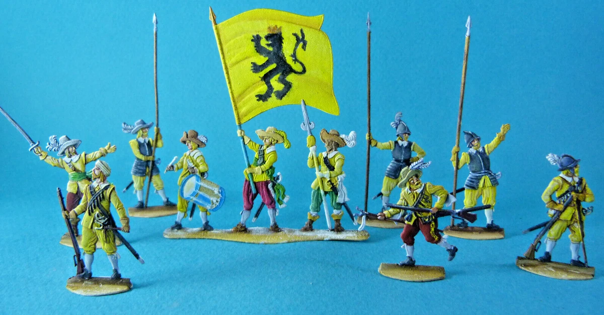 Plats d'étain - Zinnfiguren - Flat tin : 33 allemands WW1