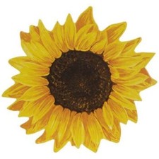 Shaped Sunflower Cut Out Stickers - 20 Pieces