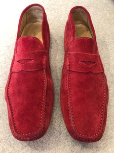 red moccasins mens
