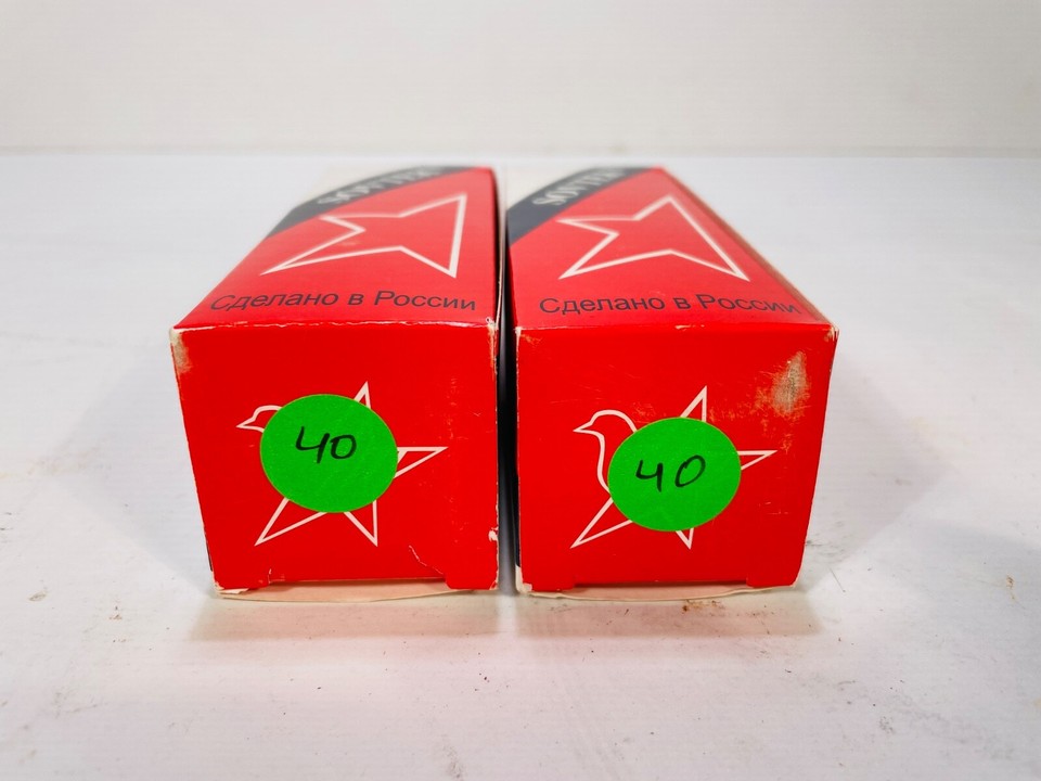 Ruby Sovtek 5881/6L6WGC Tubes, Matched Pair, Brand New - Foto 5