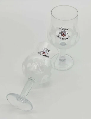 2 x Tripel Karmeliet 1679 Bier Beer Bosteels Bierpokal 0,3l Glas Gläser (7487-2)