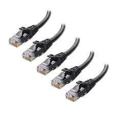10Gbps 5-Pack Snagless Short Cat 6 Ethernet Cable 3 Ft Cat6 Cable, Cat 6 Cab...