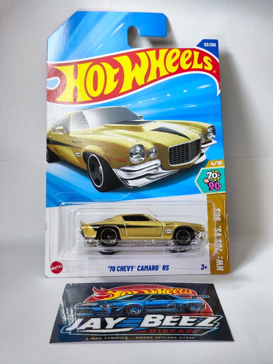 Hot Wheels 2025 NEW '70 Chevy Camaro RS Gold Case C (Promo Combine