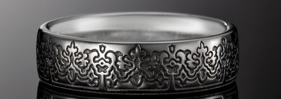 Nier Automata 2B Silver Ring SV925 Figure Japan Size Official