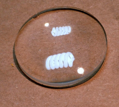 1.6'' Diameter 0.3'' thick Optical Glass Convex for microscope