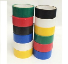 24 Rolls of Color Electrical Tape Assorted Colors 3/4" in x 6.6ft PVC Insulation