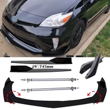 Front Bumper Lip Spoiler Splitter Side Skirt Strutfor for TOYOTA Camry Corolla P