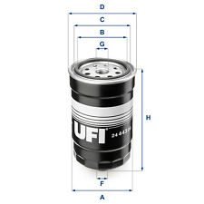 UFI Kraftstofffilter passend für Hyundai i20 KIA Cee'D SW MINI Mini