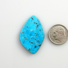 Natural Single Morenci Blue Turquoise Gem Stone Cabochon Gemstone sm131