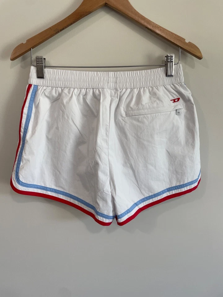 Pantalones Cortos de Natación Diesel BLANCO Bmbx-Reef-30 Entrepierna Talla Pequeña Foto 4 de 4
