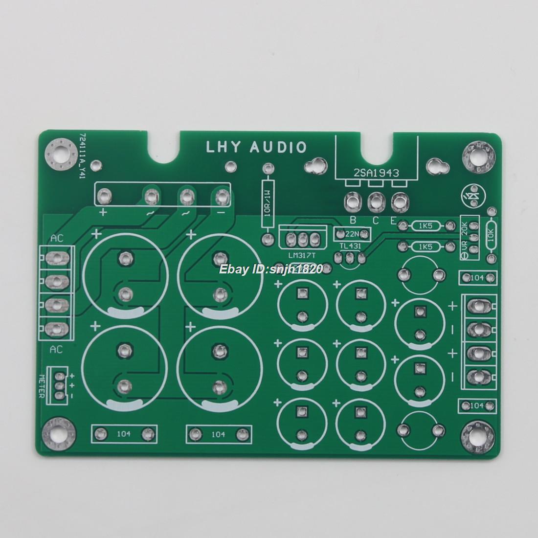 HiFi 1Pc Dual Output Lineaire Voeding Board Pcb Dc Voltage Stabilizer Board
