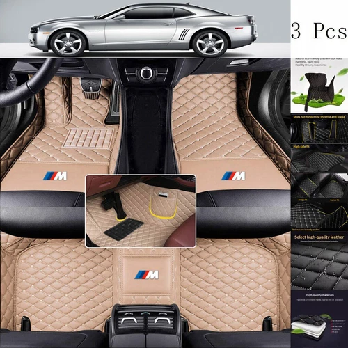For BMW All Models Car Floor Mats Waterproof Carpets All-weather Front&Rear Sets - Picture 22 of 47