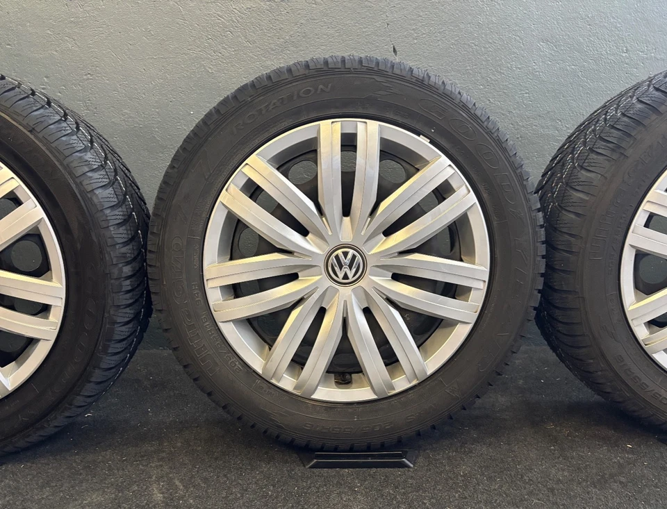 Original VW Caddy Stahlfelgen Winterräder 205/55/R16 94H 2K5601027 Goodyear - Bild 4 von 4