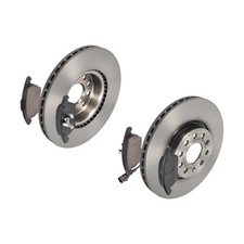 BREMBO BREMSSCHEIBEN Ø312 + BREMSBELÄGE VORNE FÜR VW GOLF PASSAT TOURAN AUDI A3
