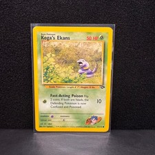Koga's Ekans 77/132 Common Gym Challenge Pokemon Unlimited Lightly Played