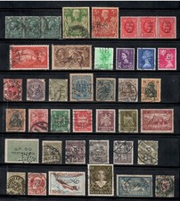 GERMANY - WORLD     JUMBO LOT OF 40 PERFIN STAMPS