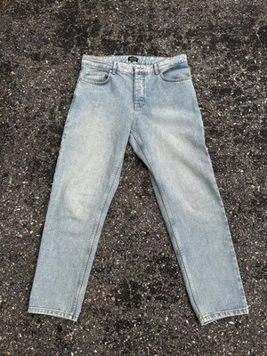 Cropped Light Wash Slim Fit Denim Jeans 34 Large Men s Beautiful Jeans Pants