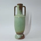 Midcentury Frankoma Prairie Green Bud Vase 7" FREE SHIPPING