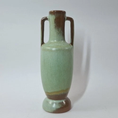 Midcentury Frankoma Prairie Green Bud Vase 7" FREE SHIPPING